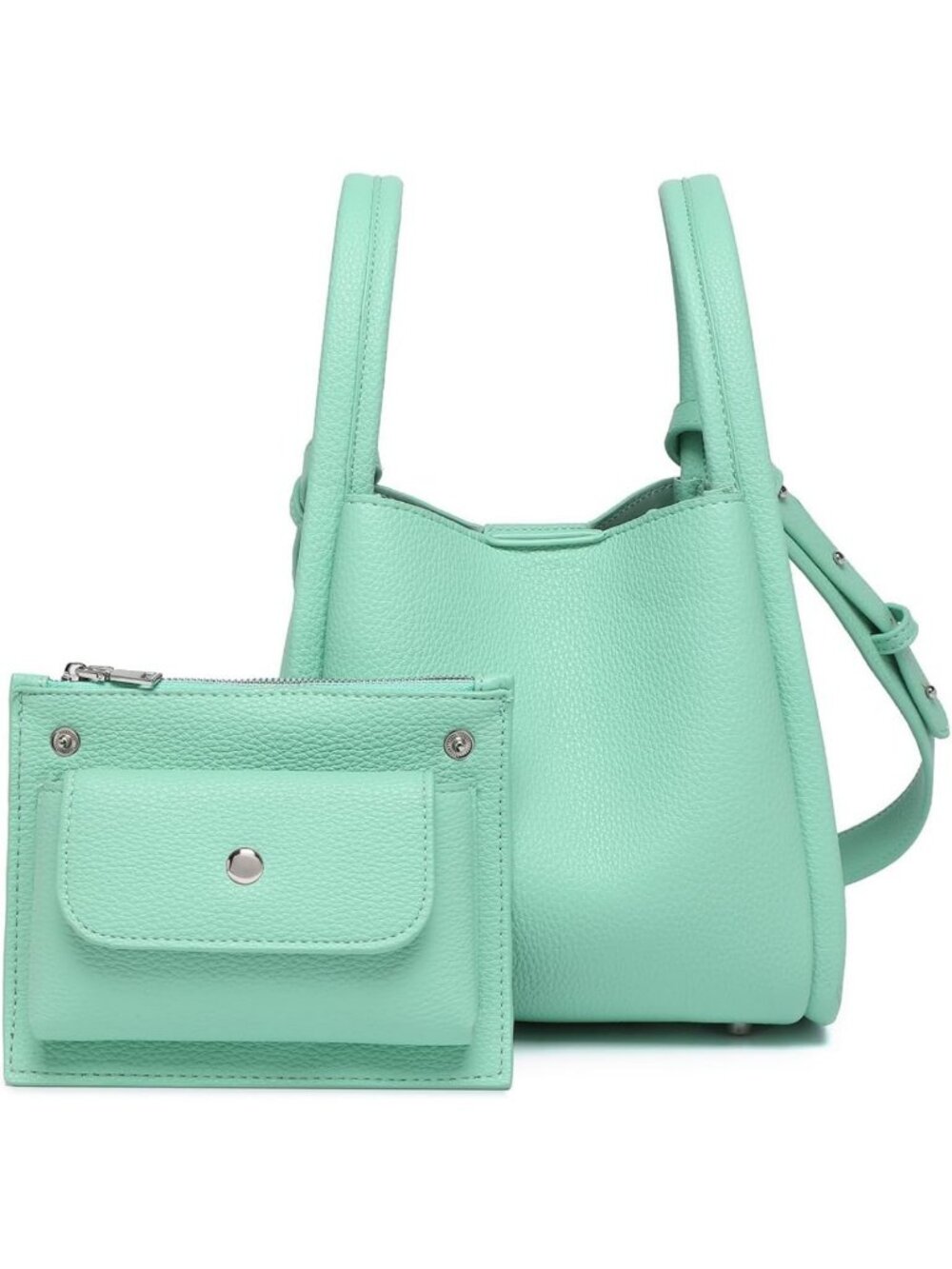 Chic Mini PU Bucket Crossbody Bag with Magnetic Closure - Stylish & Versatile